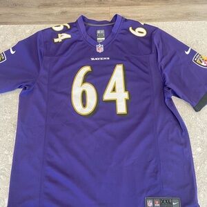 Baltimore Ravens Nike Tyler Linderbaum Purple Ravens Jersey-XXL